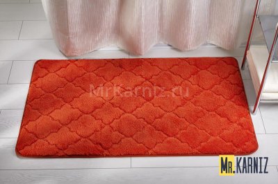 Коврик для ванной ЛАНА оранжевый