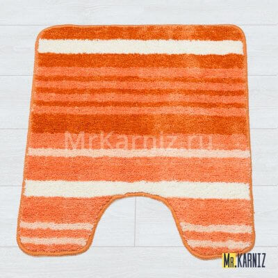 Коврик для туалета Найс 10 терракотовый