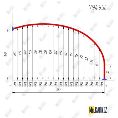 79495C Карниз по чертежу