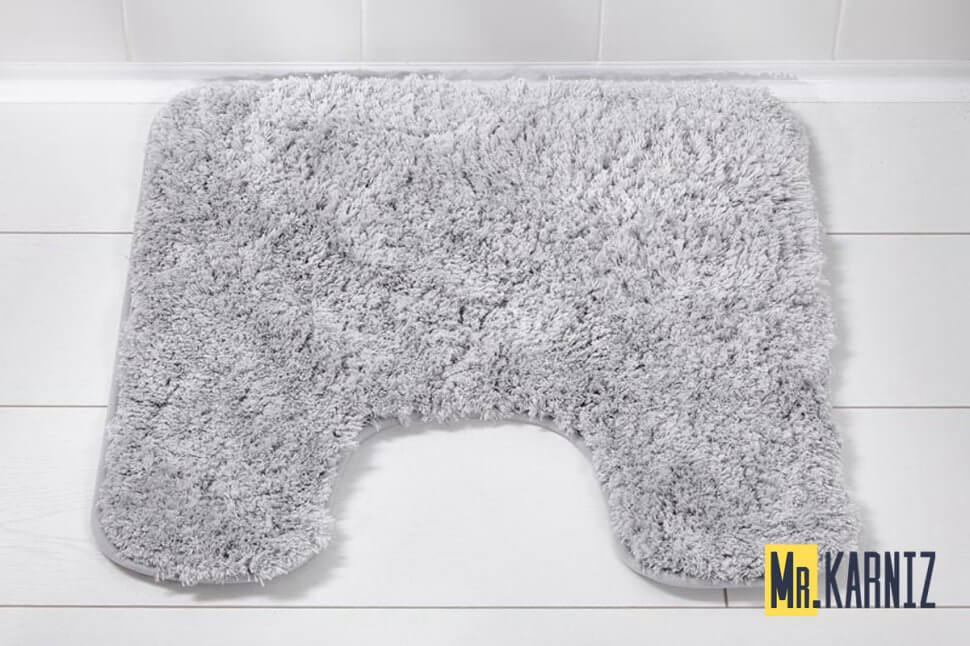 Коврик для туалета Тиволи серый