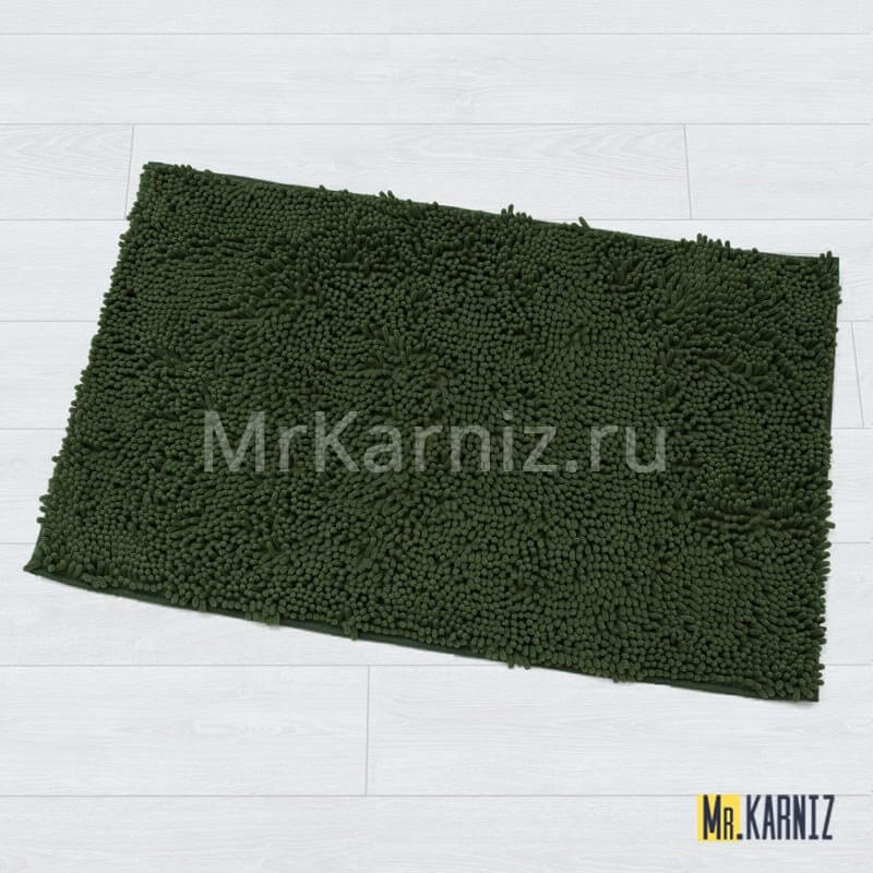 Коврик для ванной Люкс зеленый