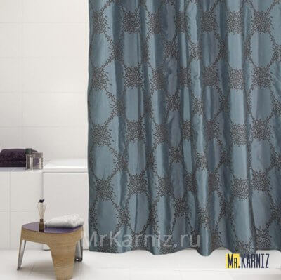 Штора для ванной Blackishgreen