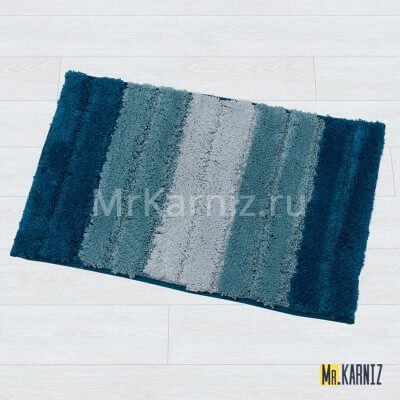 Коврик для ванной Градиент голубой