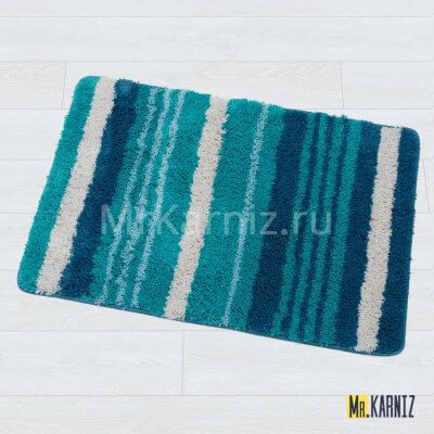 Коврик для ванной Найс 25 голубой